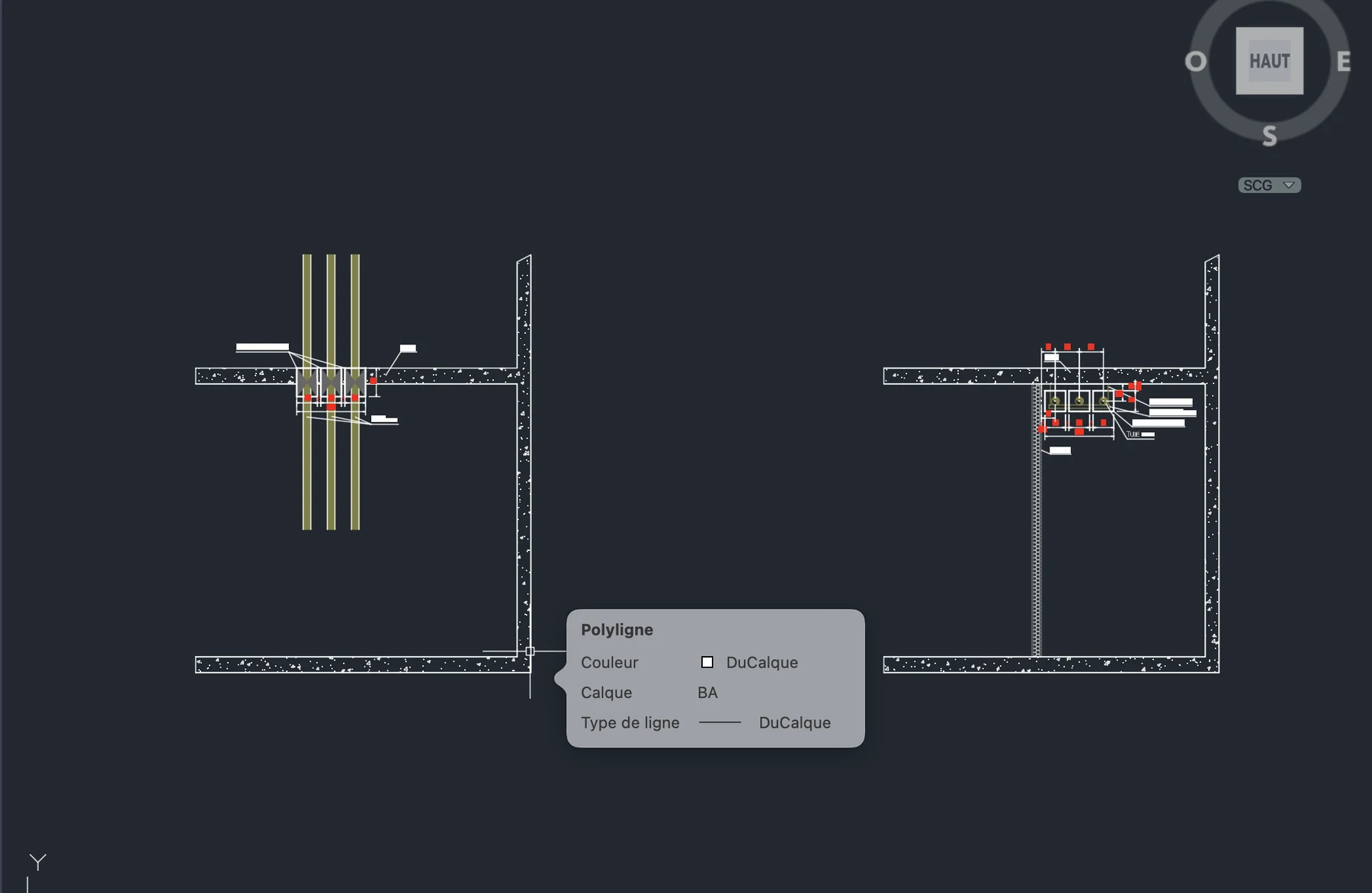 Coupes techniques TPN - Vue 1 - aperçu DAO DWG